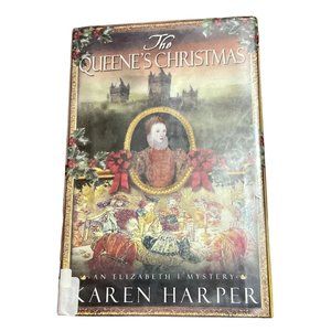 THE QUEENE'S CHRISTMAS BOOK KAREN HARPER HARD COVER BOOK DUST JACKET MYSTERY